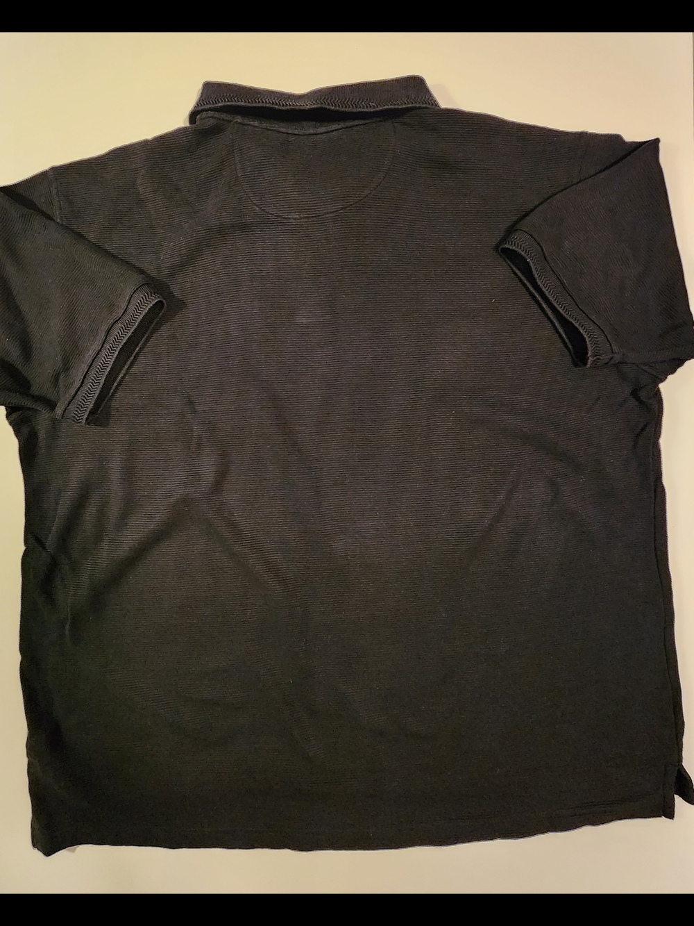 croft & barrow Black Polo Shirt - Men's Classic Knit - Picture 5 of 5